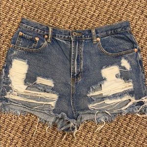 Jean shorts